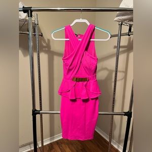 Bebe Pink bodycon dress